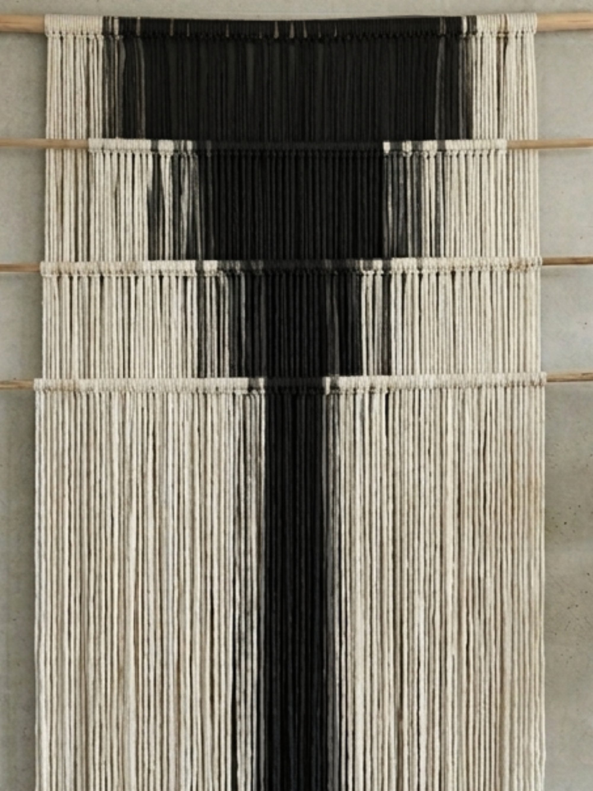 Gravity in Threads I Macrame Wall Art