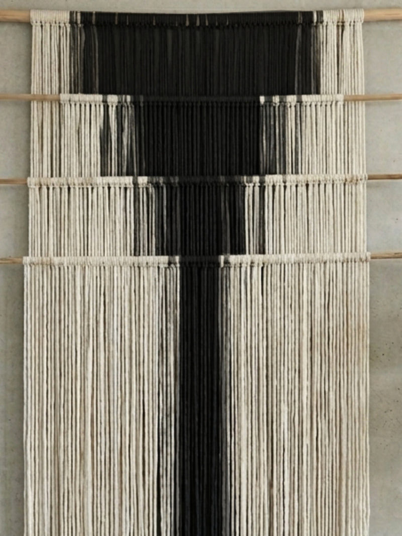 Gravity in Threads I Macrame Wall Art