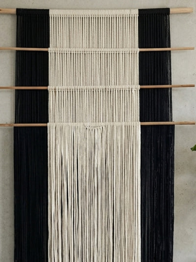 Gravity in Threads II Macrame Wall Art