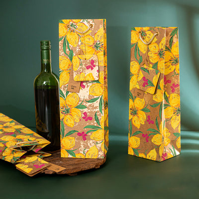 Phulwari Wine Bag