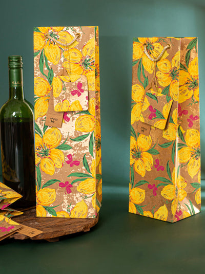 Phulwari Wine Bag