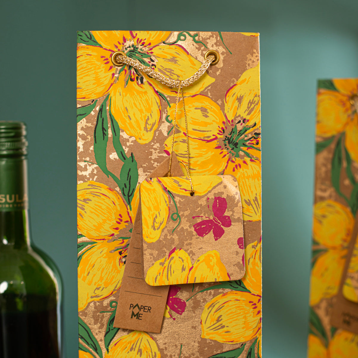 Phulwari Wine Bag