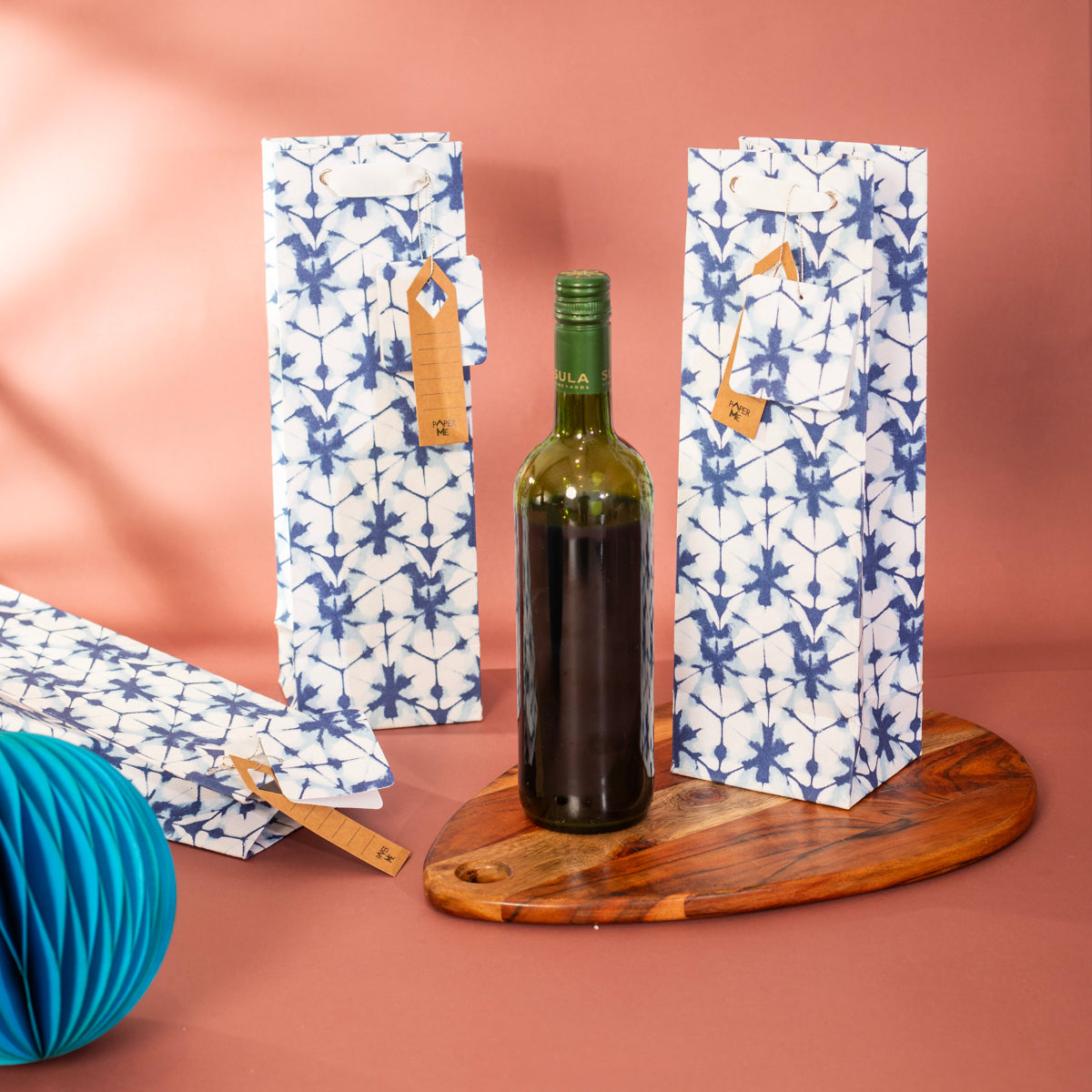 Neelanchal Tie & Dye Wine Bag