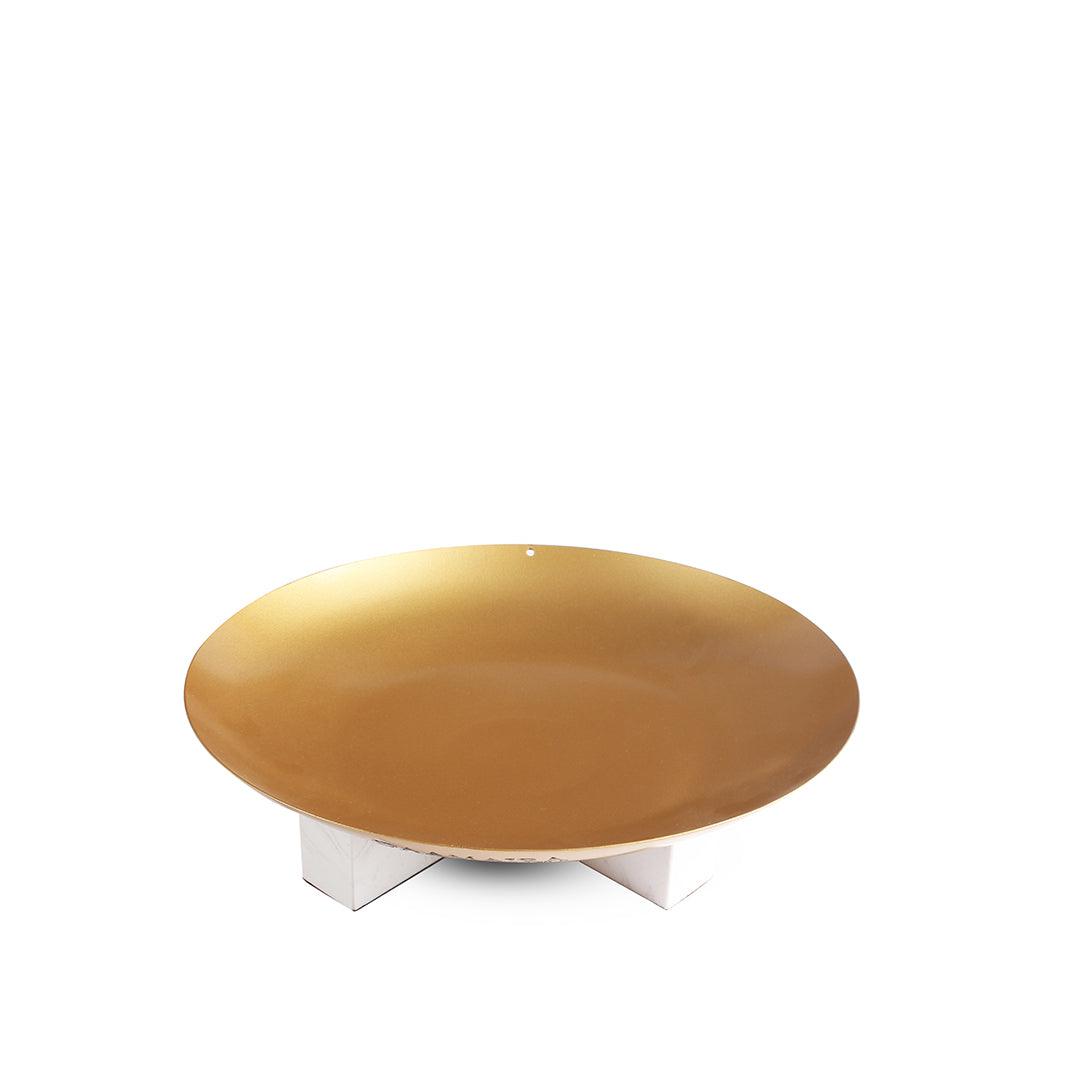 Brass Tray With Marble Stand