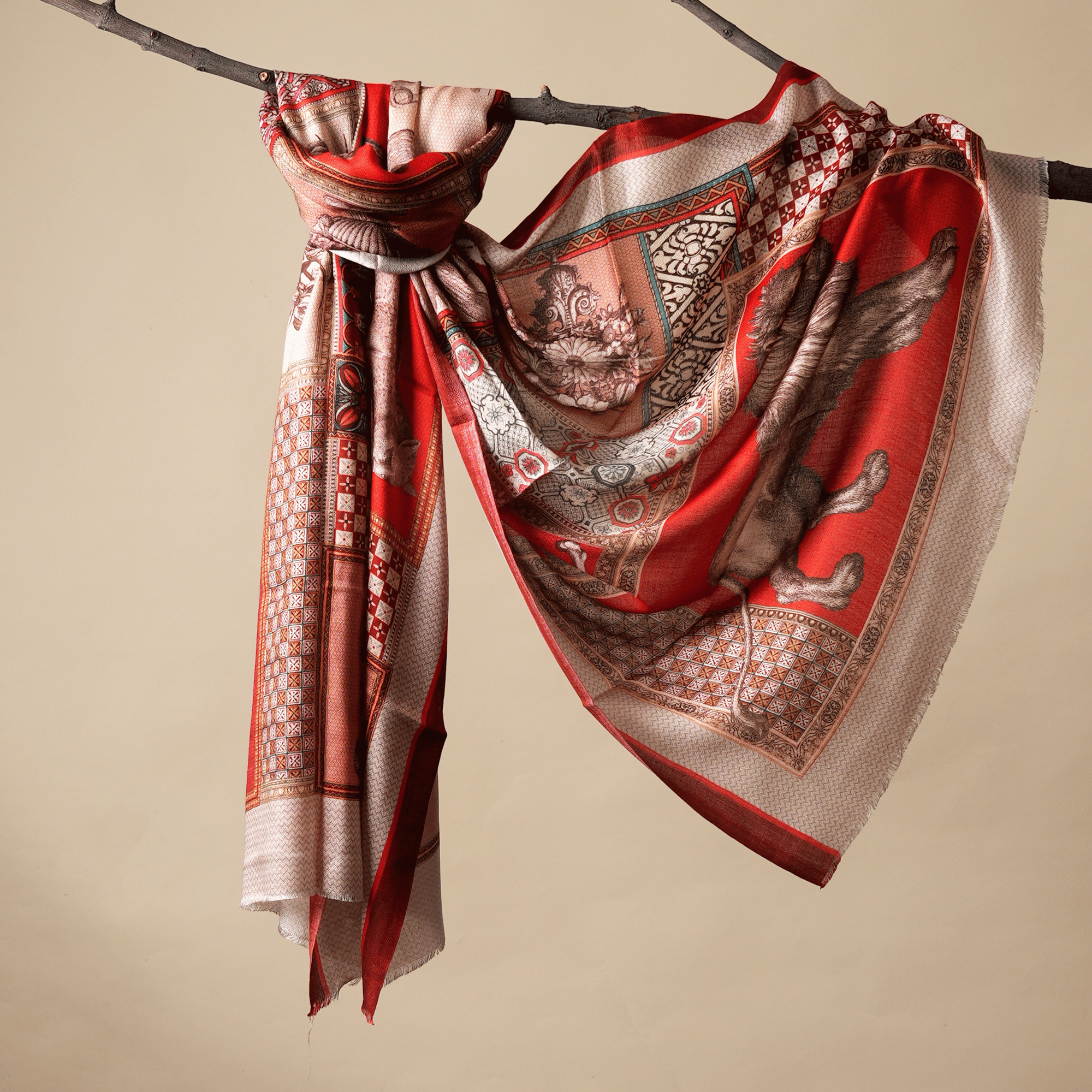 Crimson Atelier Bamboo Modal Stole
