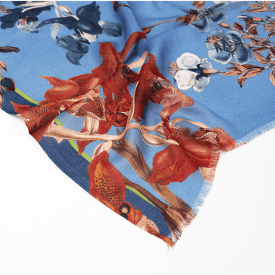 Jardin Bleu Bamboo Modal Stole