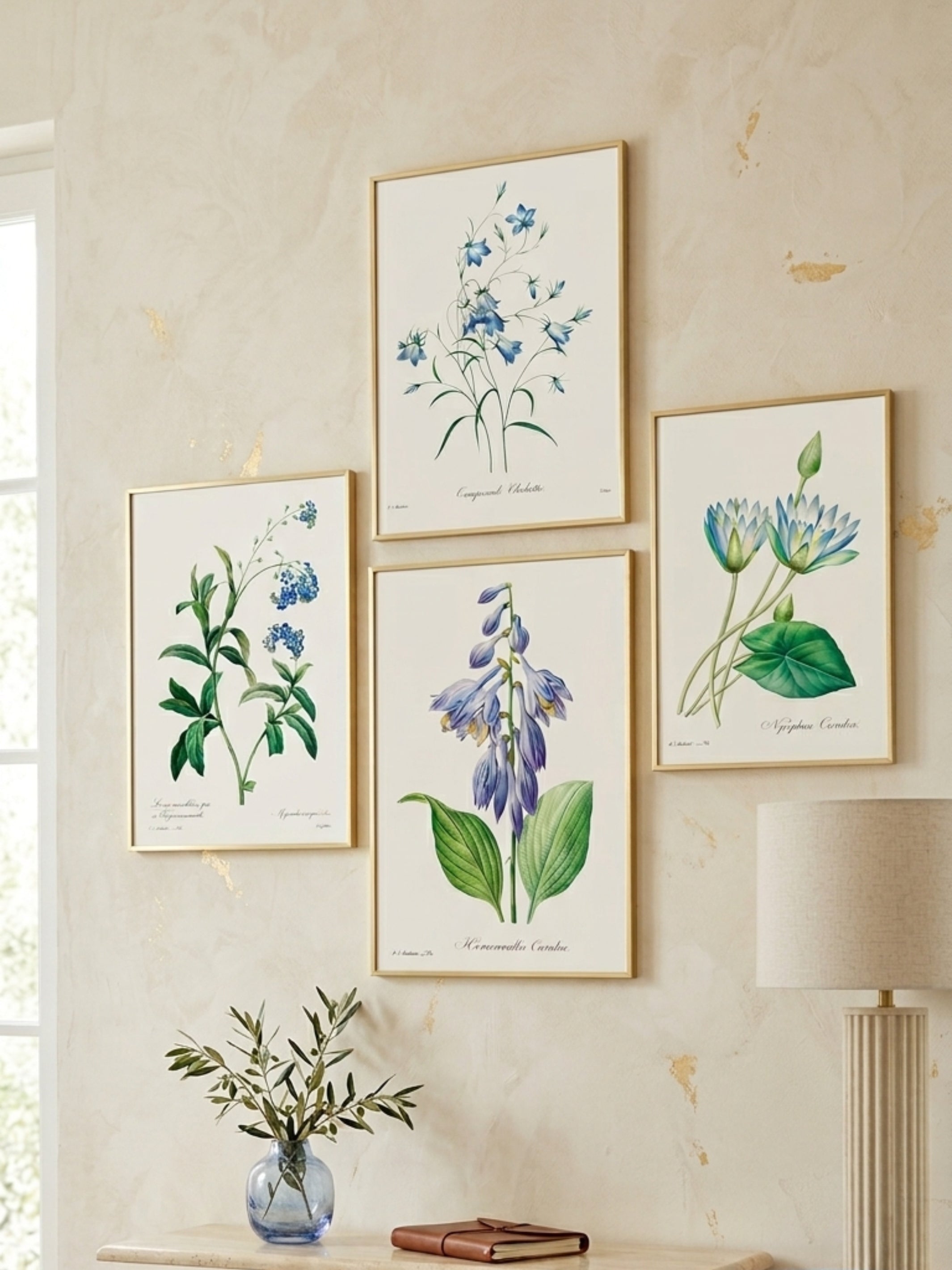 Blue Bloom Botanicals (Set of 4) - Product Image 