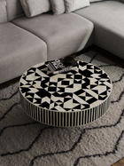 Inlay Round Coffee Table - Kingsley