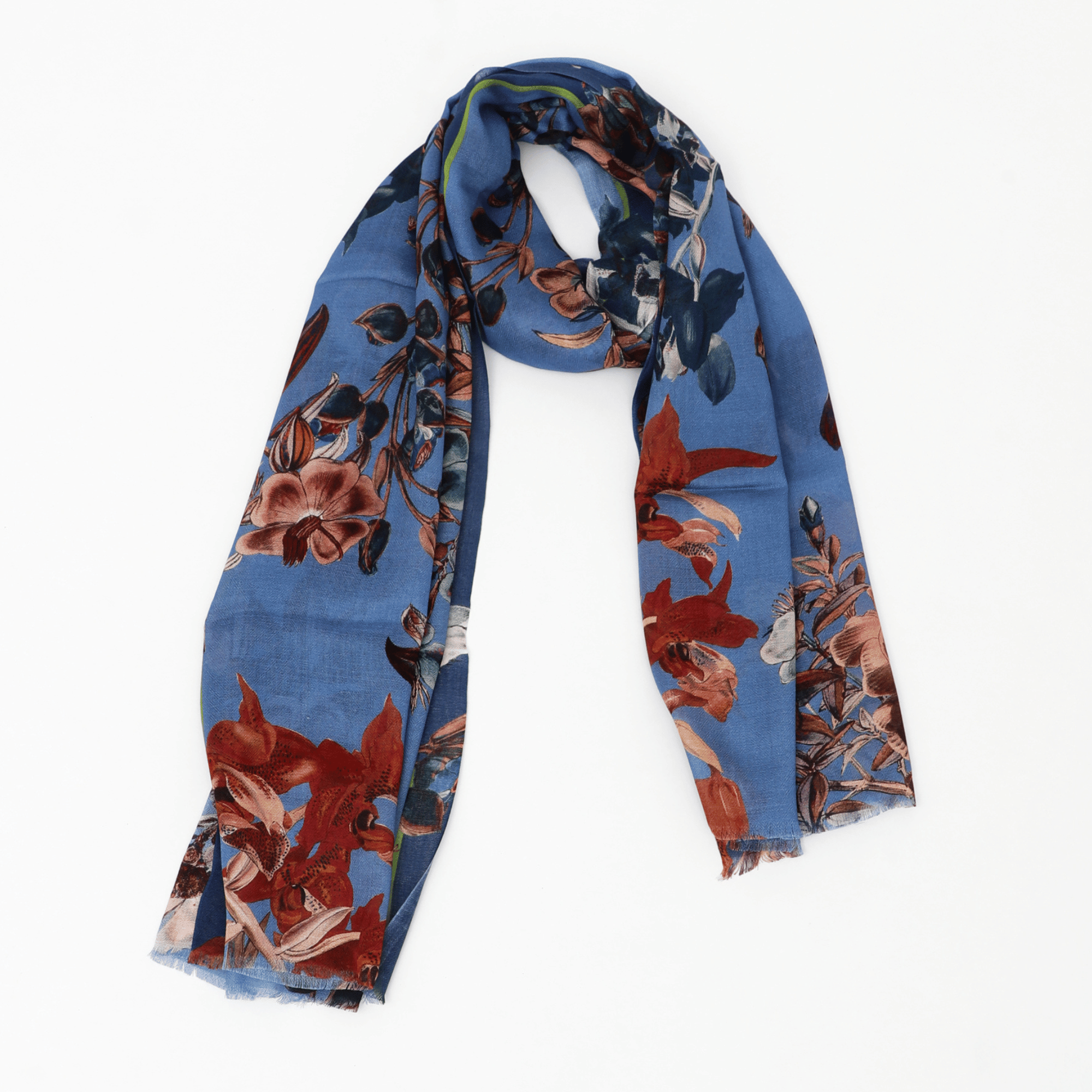Jardin Bleu Bamboo Modal Stole