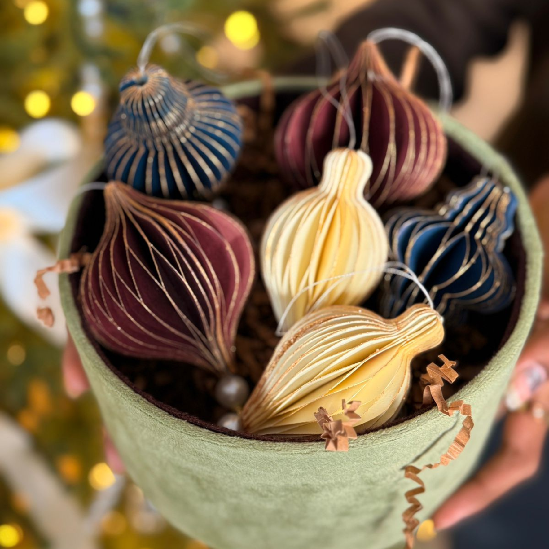 Jewel Tone Ornaments