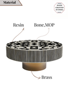 Inlay Round Coffee Table - Kingsley