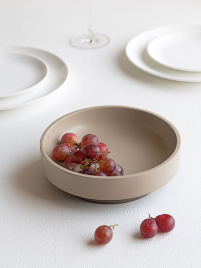 Step Bowl - L (Beige)