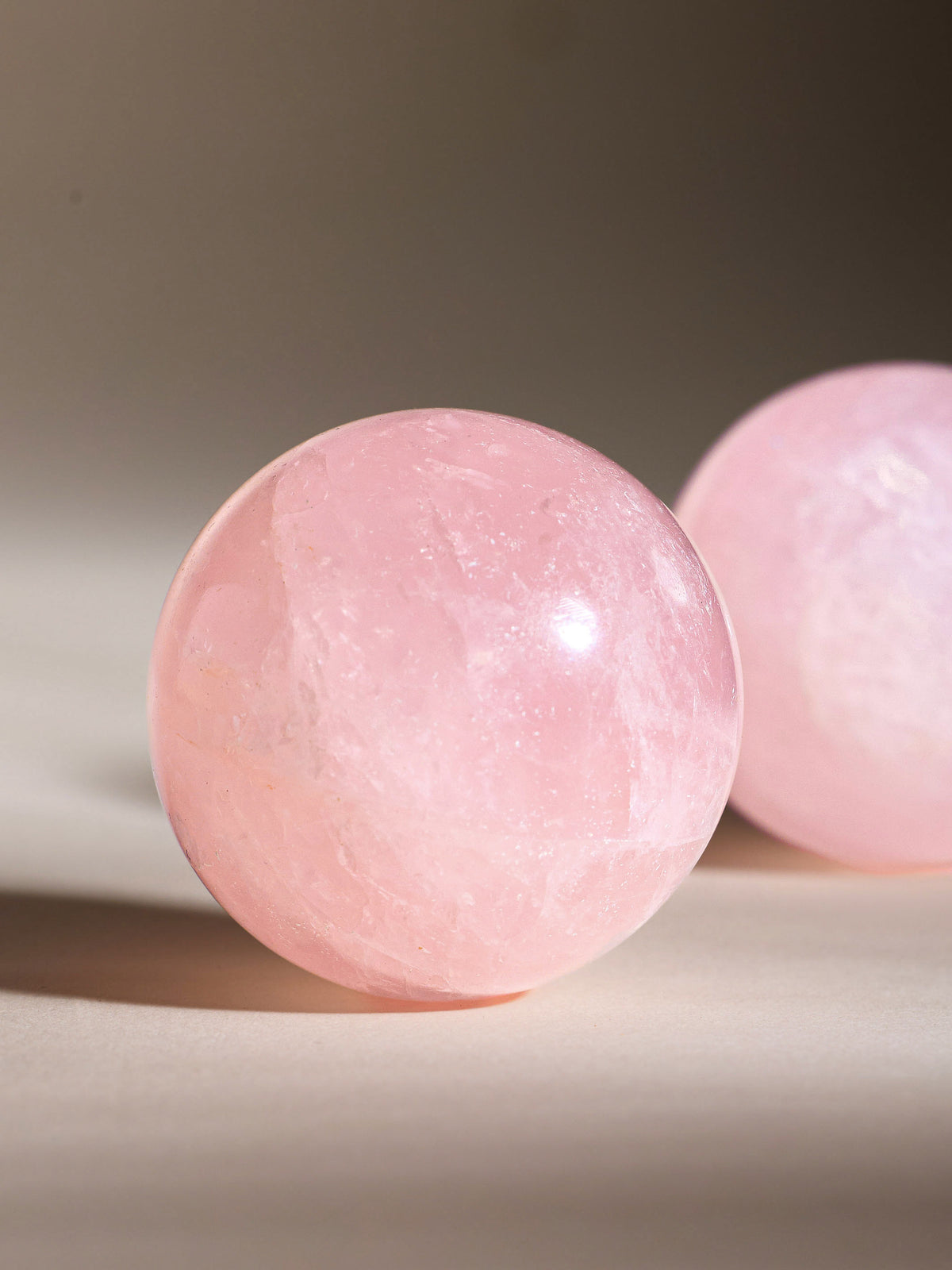 Semi-precious Gemstone - Rose Quartz Sphere