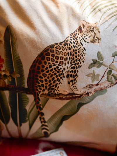Bagheera - Multicolor Velvet Cushion