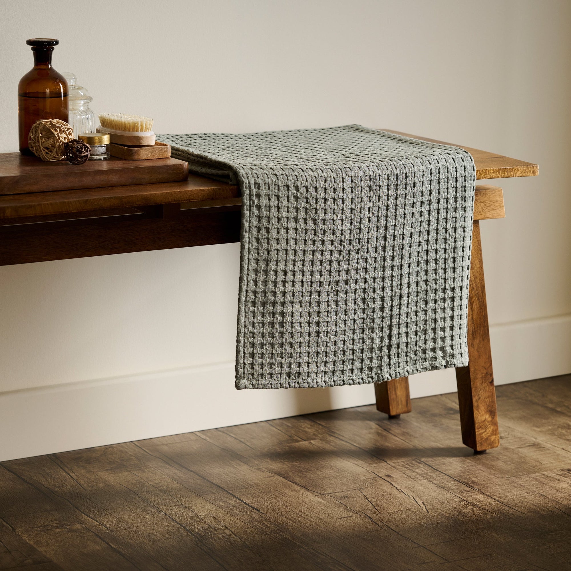 Mosaic | Cotton Bamboo | Waffle | XL Bath Towel