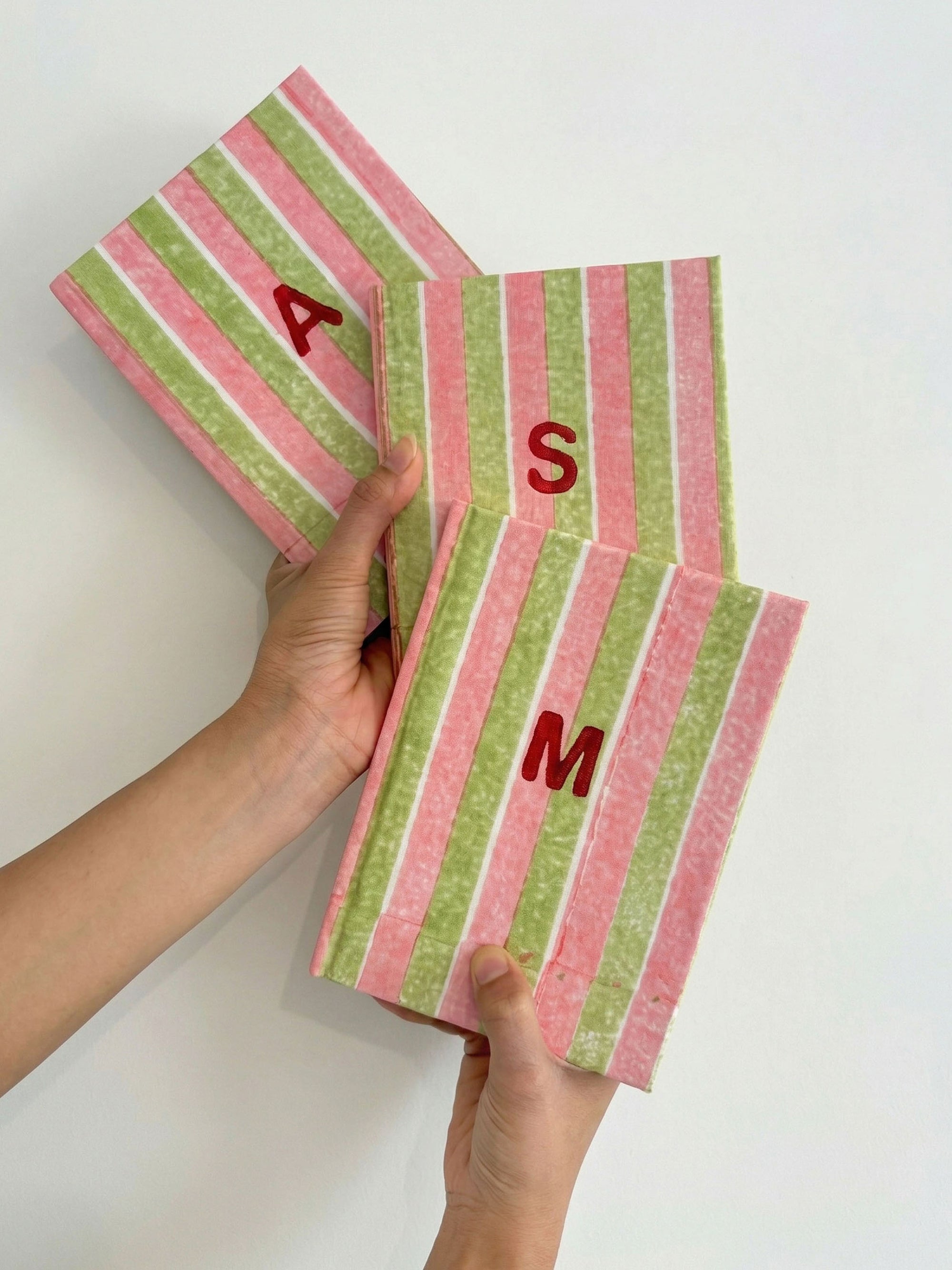 Handcrafted Customised A5 Diary Journal Notebook l Handmade Paper l Your Letter Candy