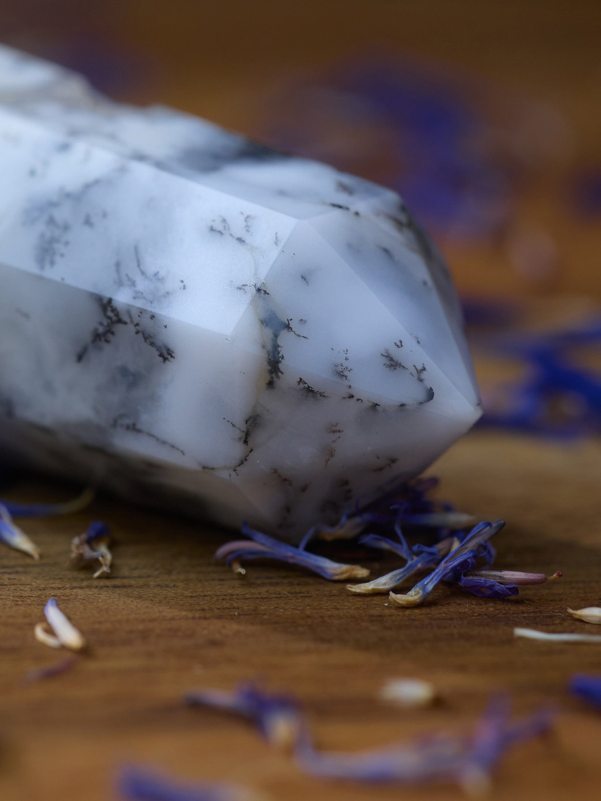 Semi-precious Gemstone - Dendrite Opal Tower