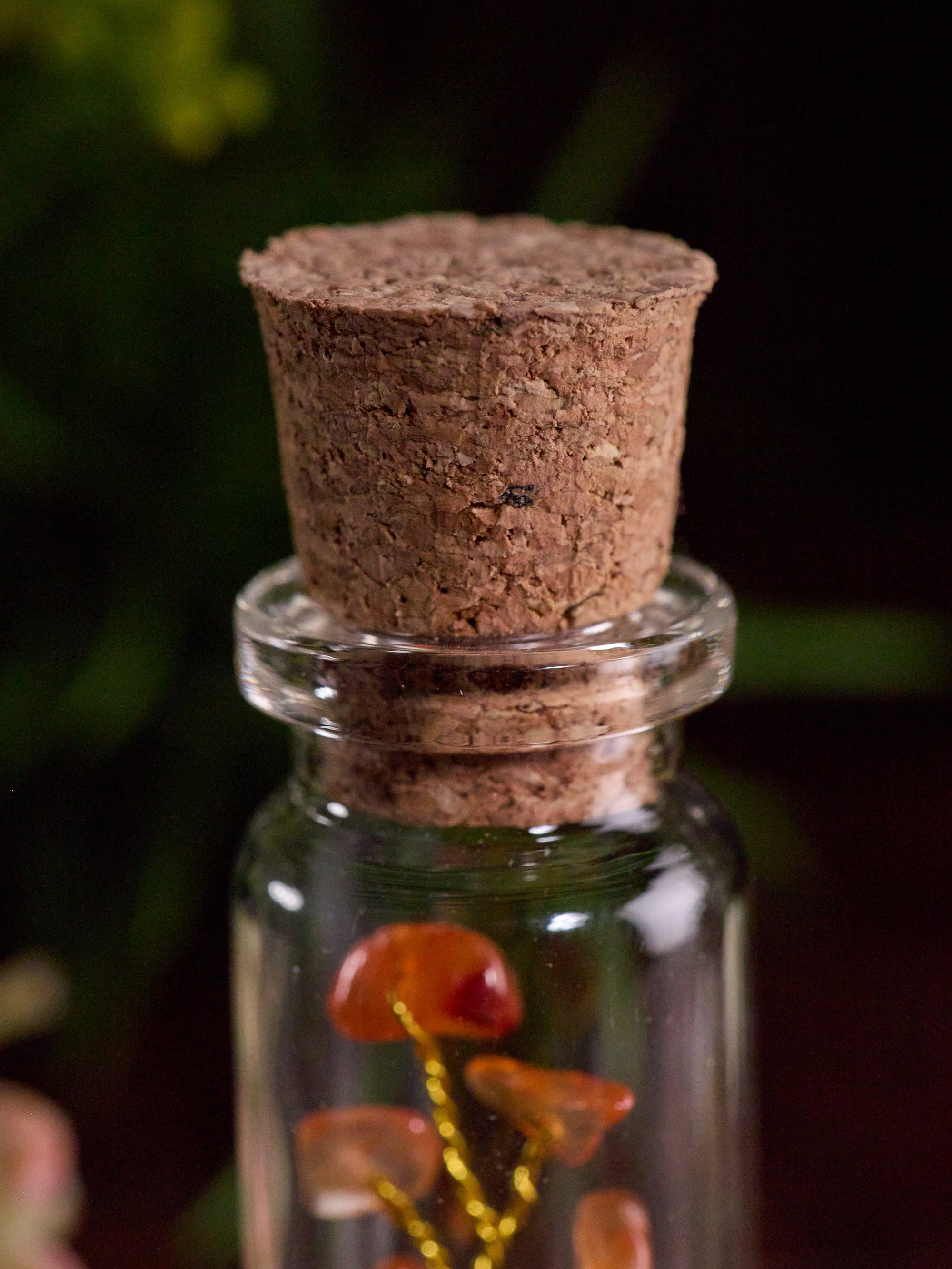 Semi-precious Gemstone - Carnelian Bottle Tree - Set of 2