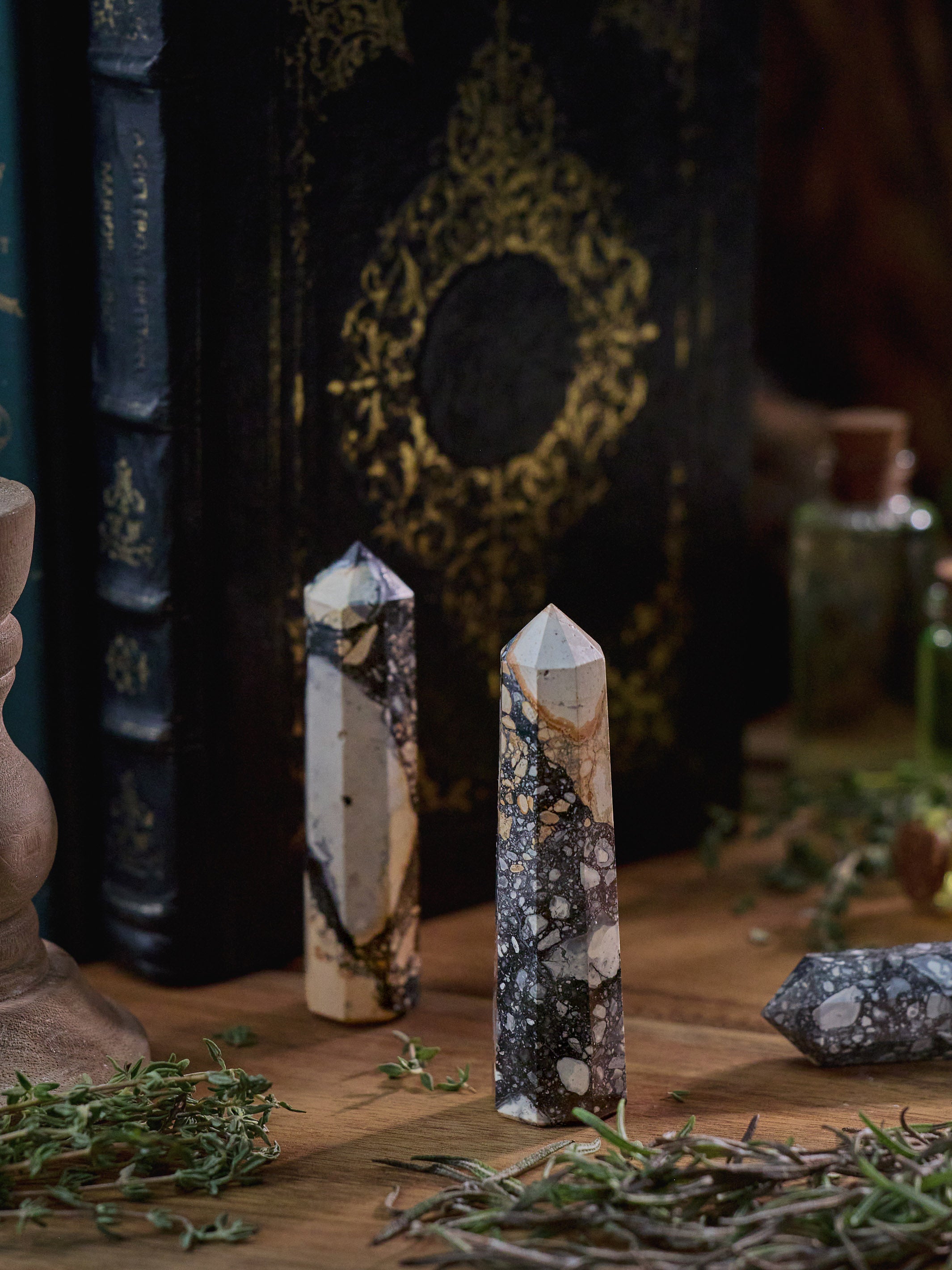 Semi-precious Gemstone - Maligano Jasper Tower