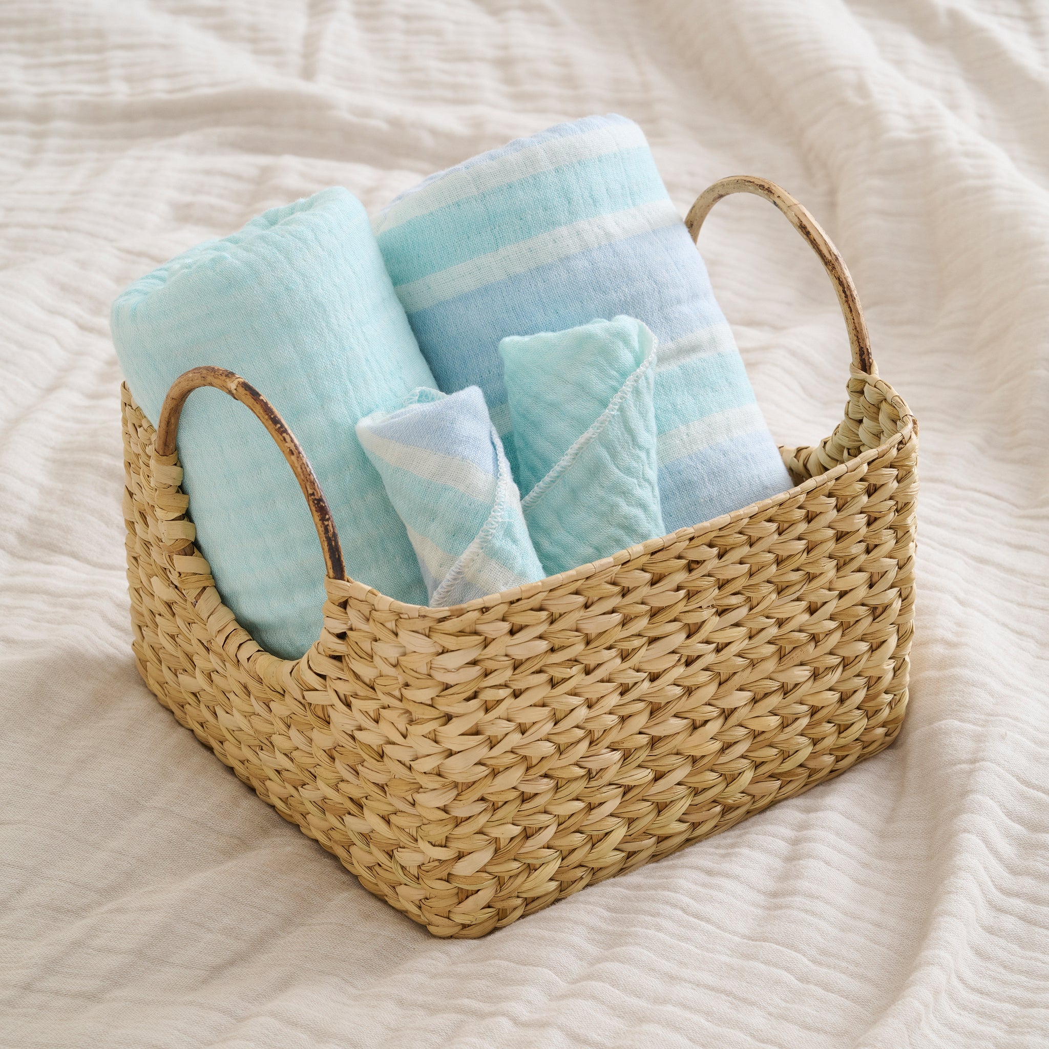 Candy Cane | Cotton Gauze | Bath Set - Product Image 