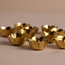 Festive Brass Tiny Urli T-lite Floaters Set of 10