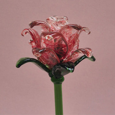 Rosalina Lisianthus- Handblown Glass Flower