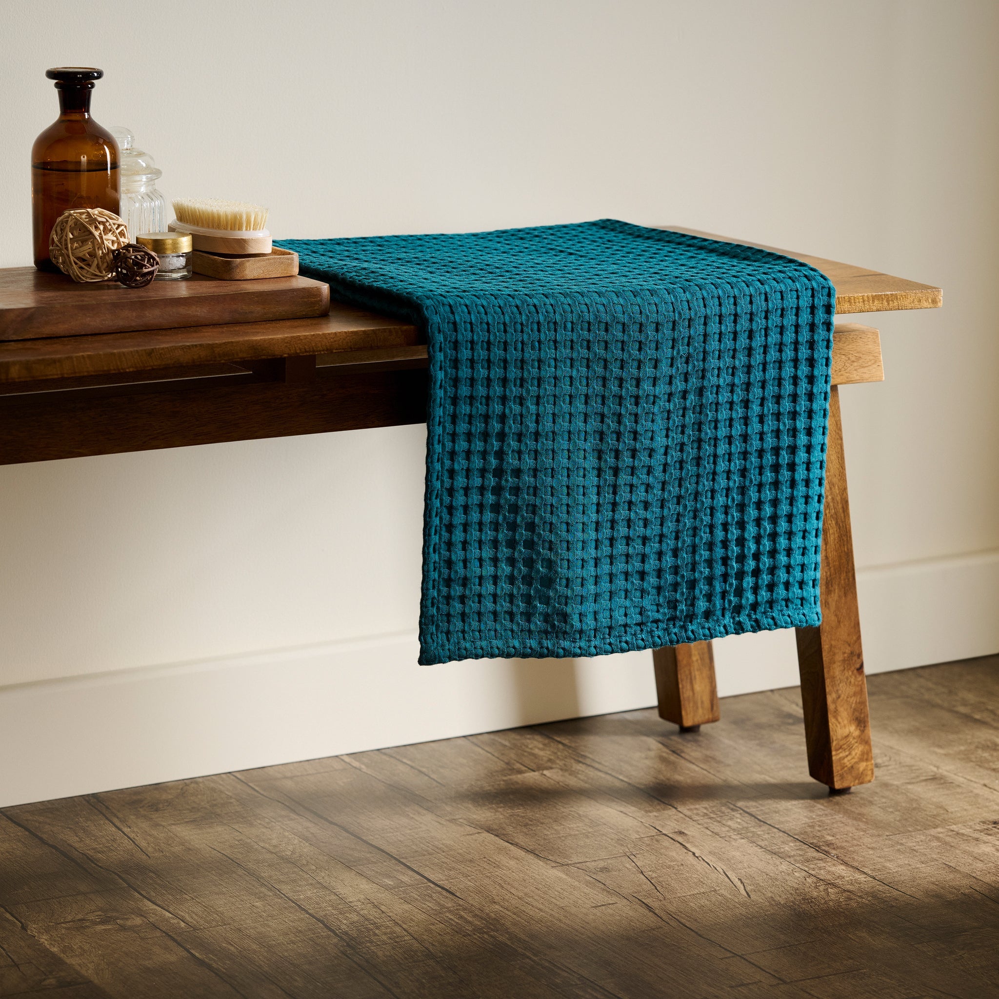 Mosaic | Cotton Bamboo | Waffle | XL Bath Towel