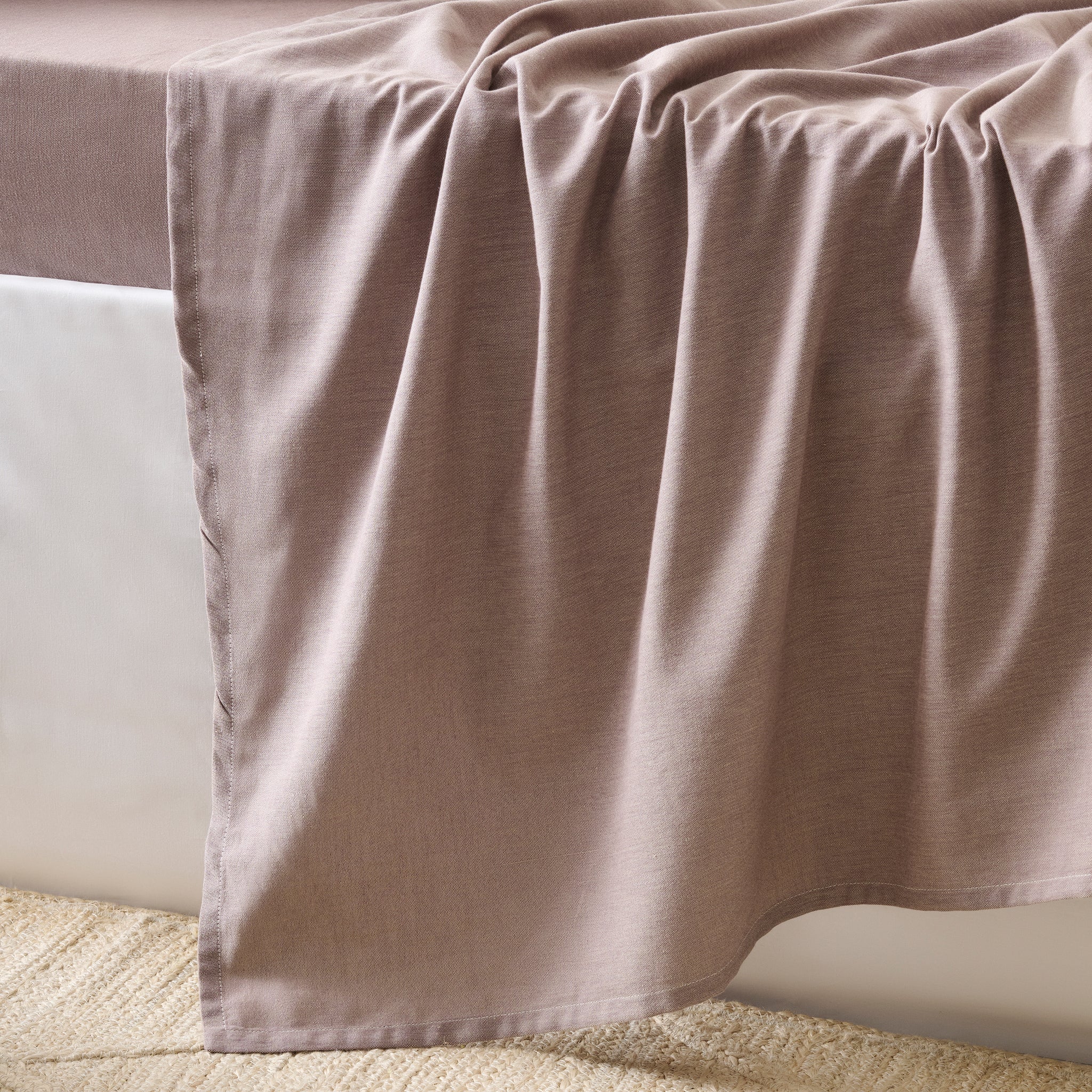 Dusty Amethyst | Cotton Bamboo | Chambray | Bedsheet