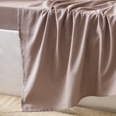 Dusty Amethyst | Cotton Bamboo | Chambray | Bedsheet