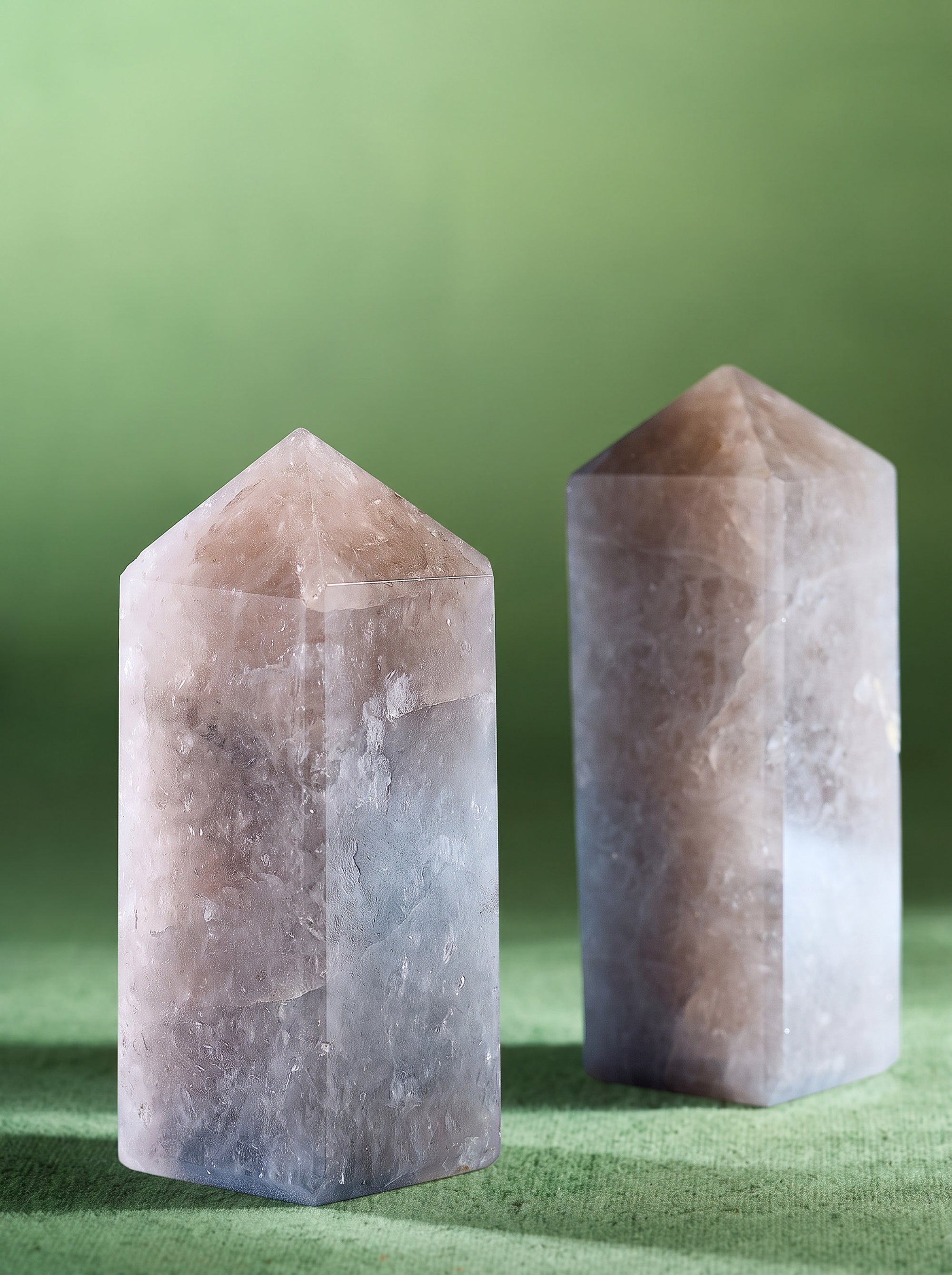 Semi-precious Stone - Smoky Quartz Tower