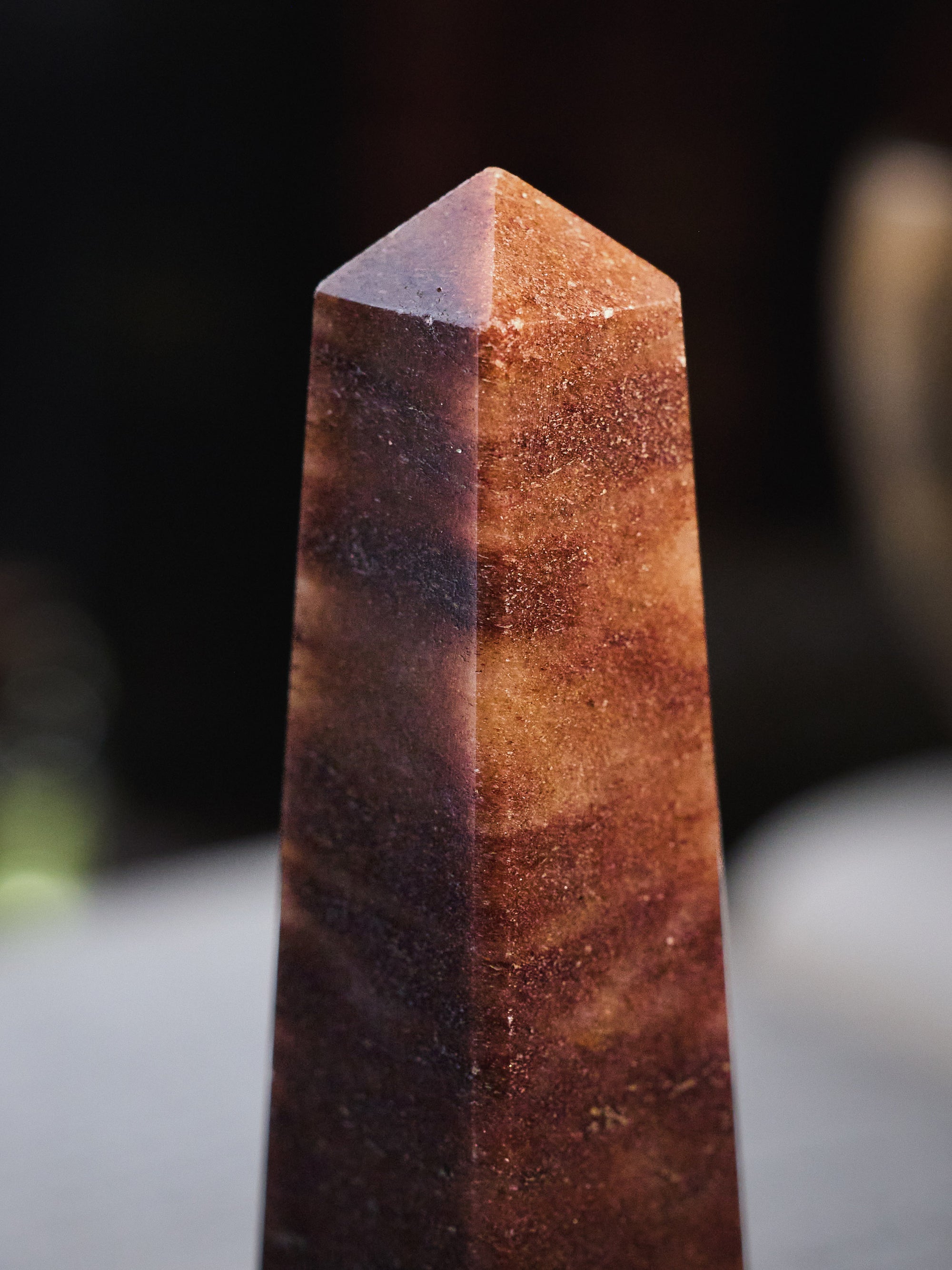 Semi-precious Gemstone - Brown Jasper Tower