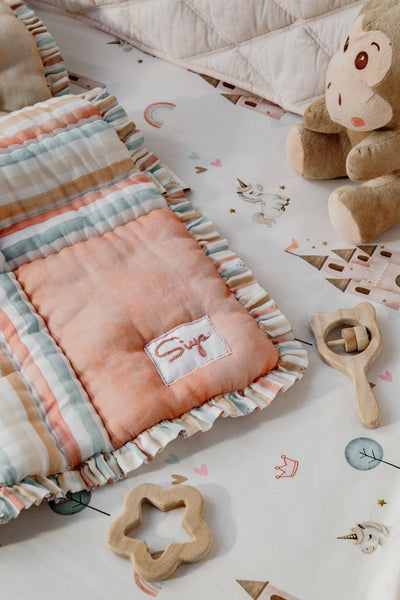 Cosmic Candy Organic Cotton Baby Quilt