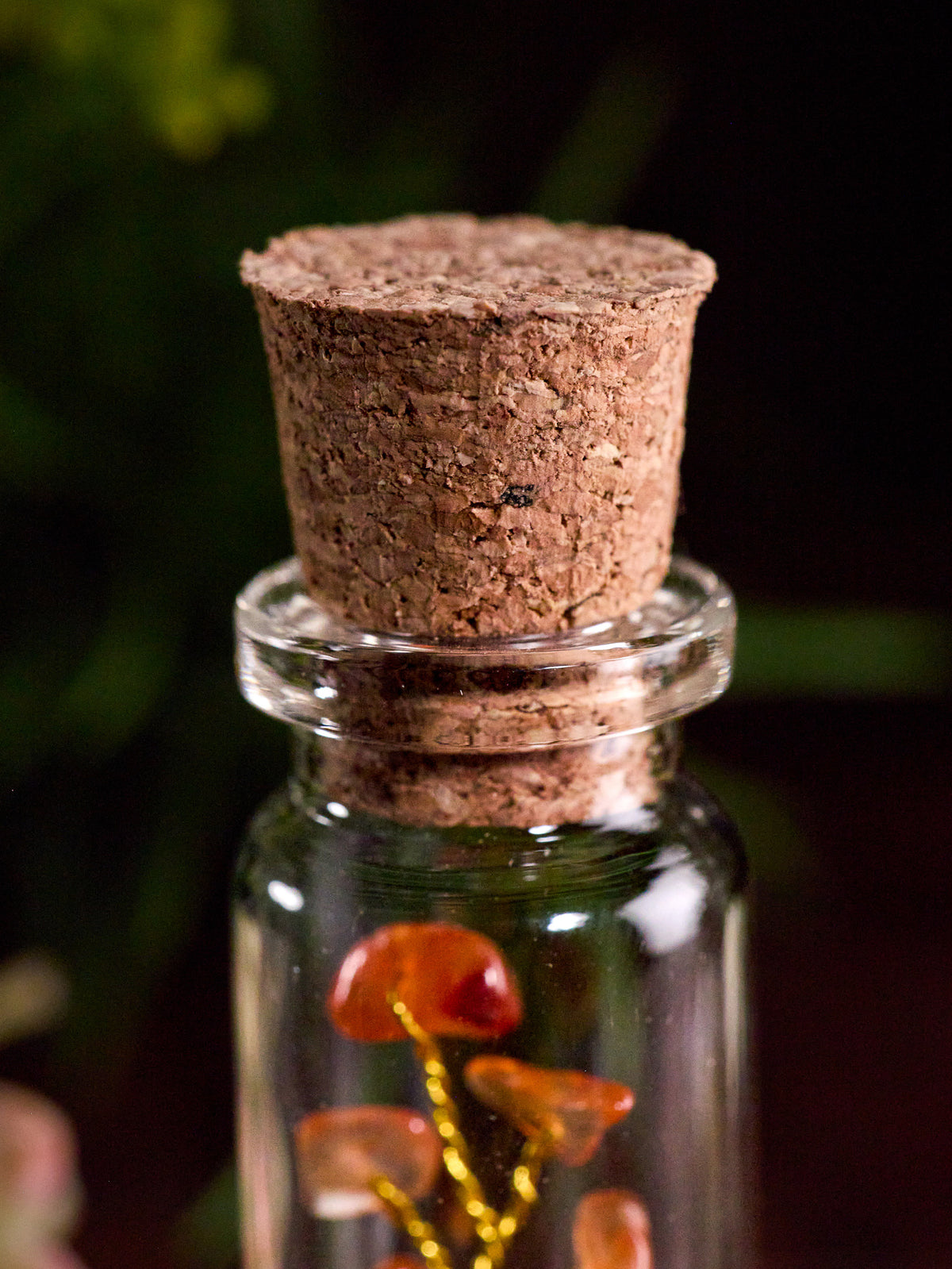 Semi-precious Gemstone - Carnelian Bottle Tree - Set of 2