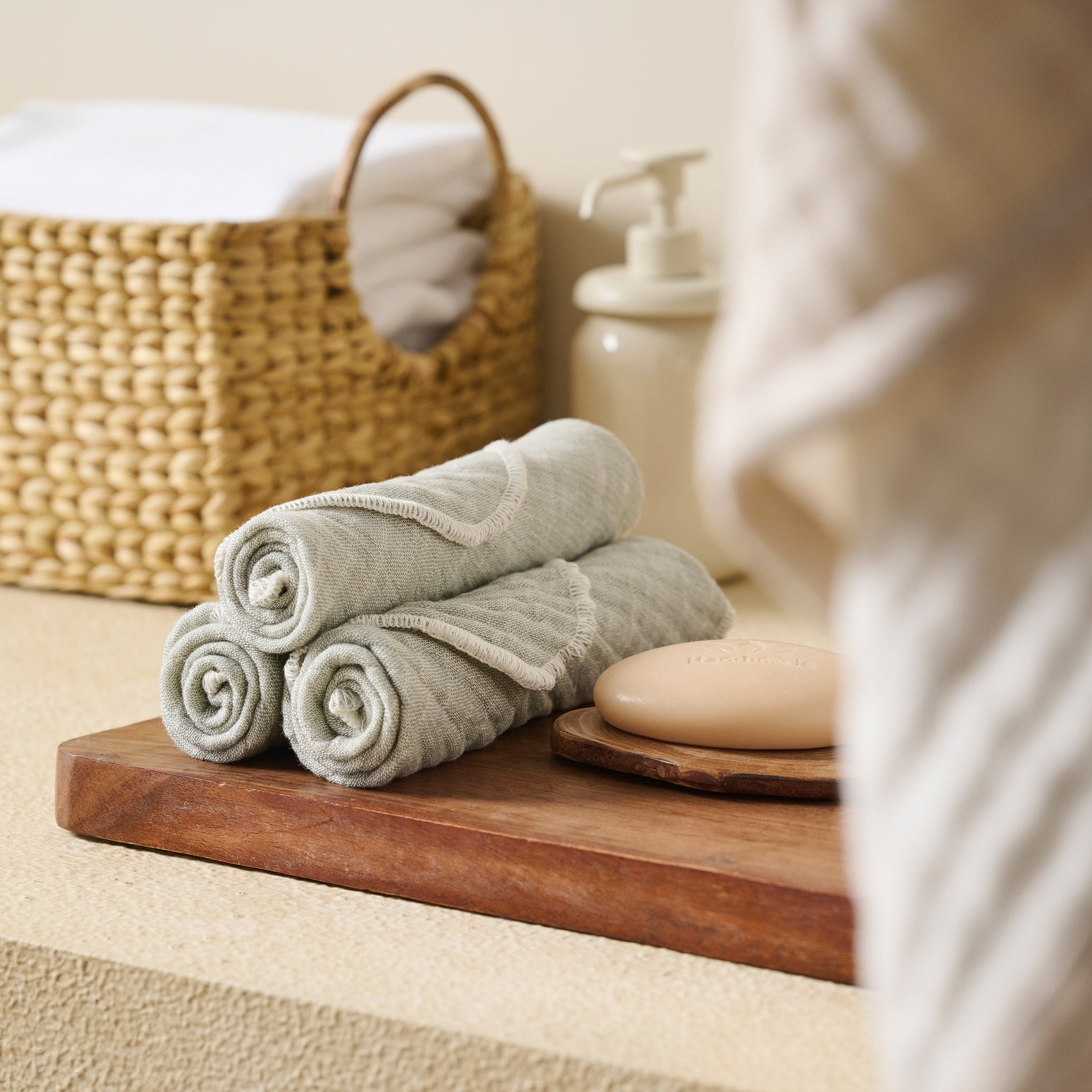 Opal | Cotton | Gauze | Bath Set