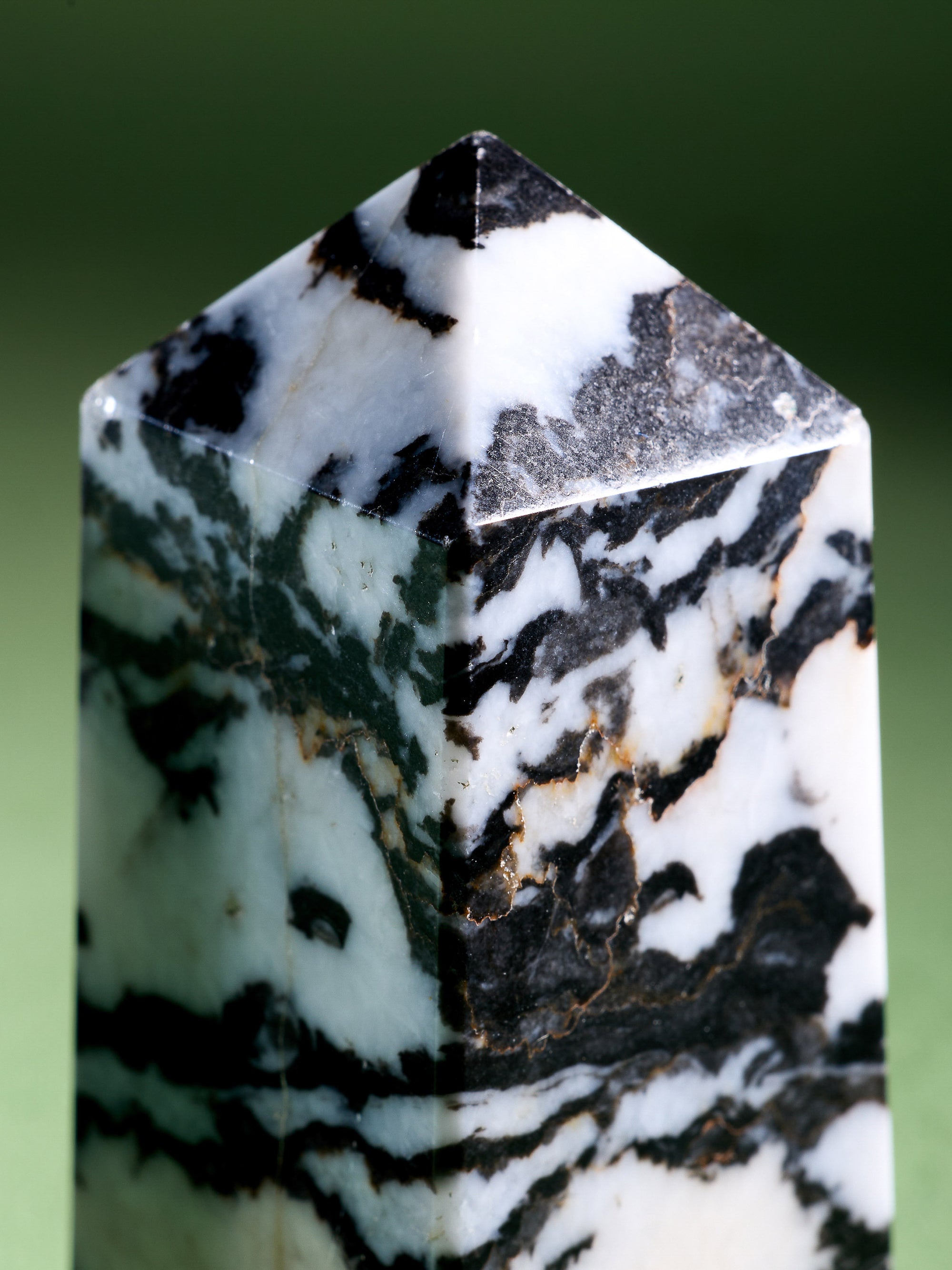 Semi-precious Gemstone - Zebra Jasper Tower