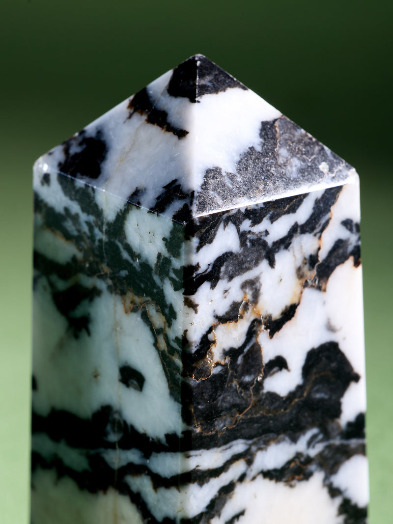 Semi-precious Gemstone - Zebra Jasper Tower