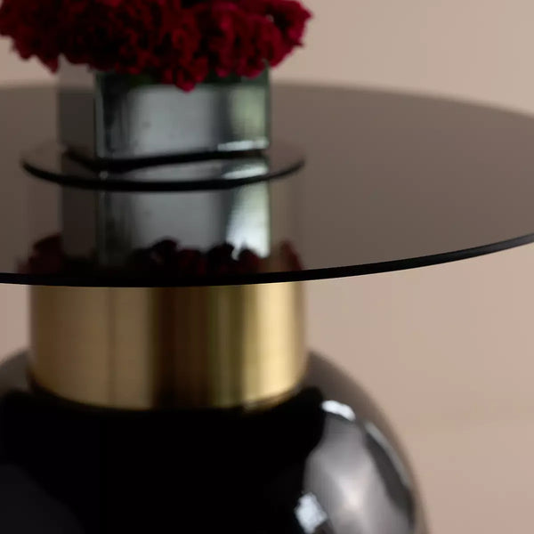 Black Enamel Table