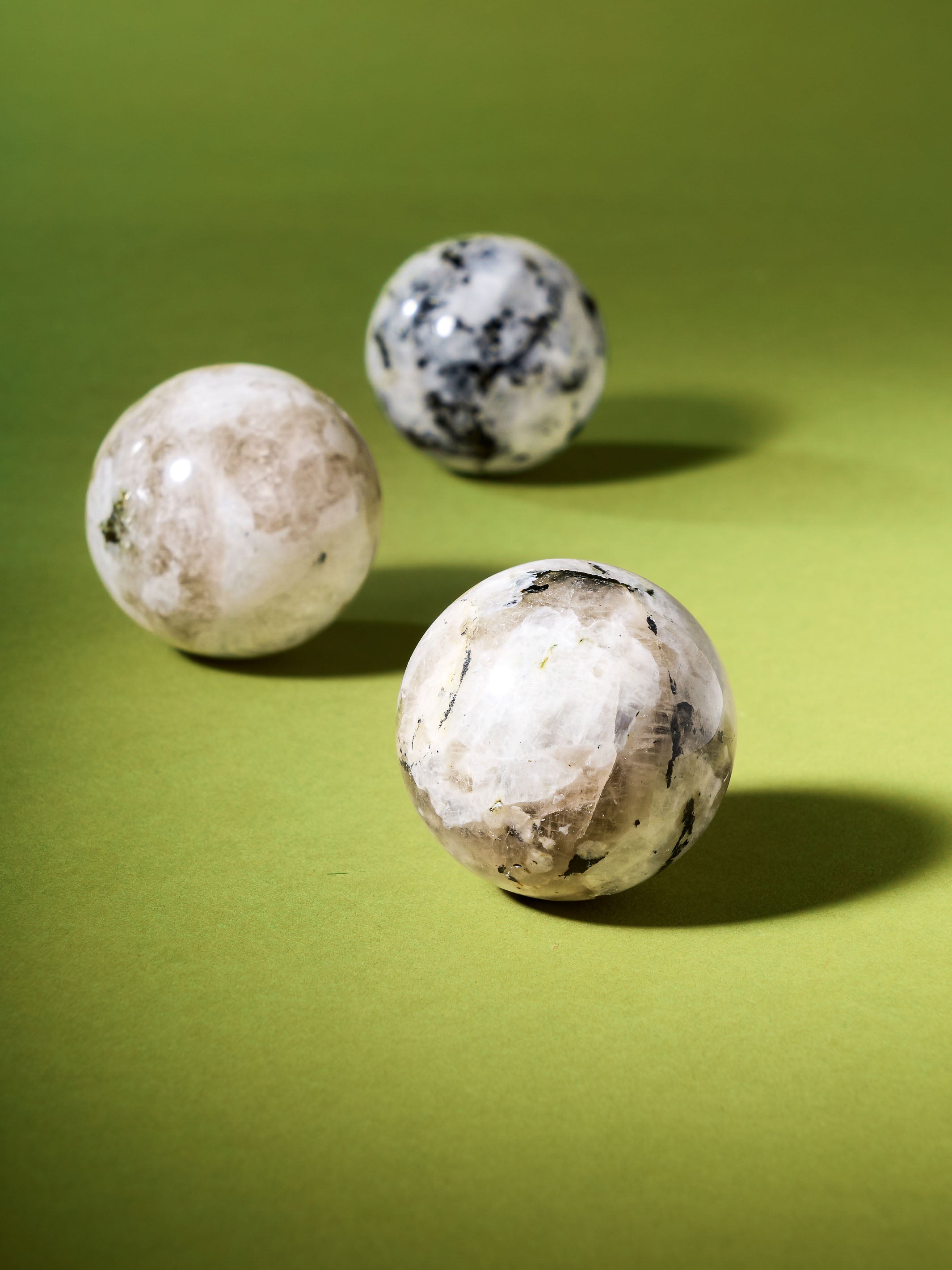 Semi-precious Gemstone - Rainbow Moonstone Sphere