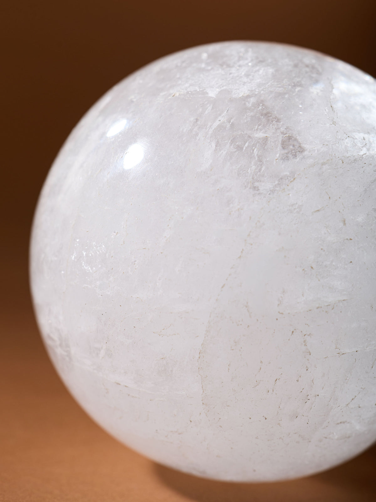 Semi-precious Stone - Clear Crystal Ball