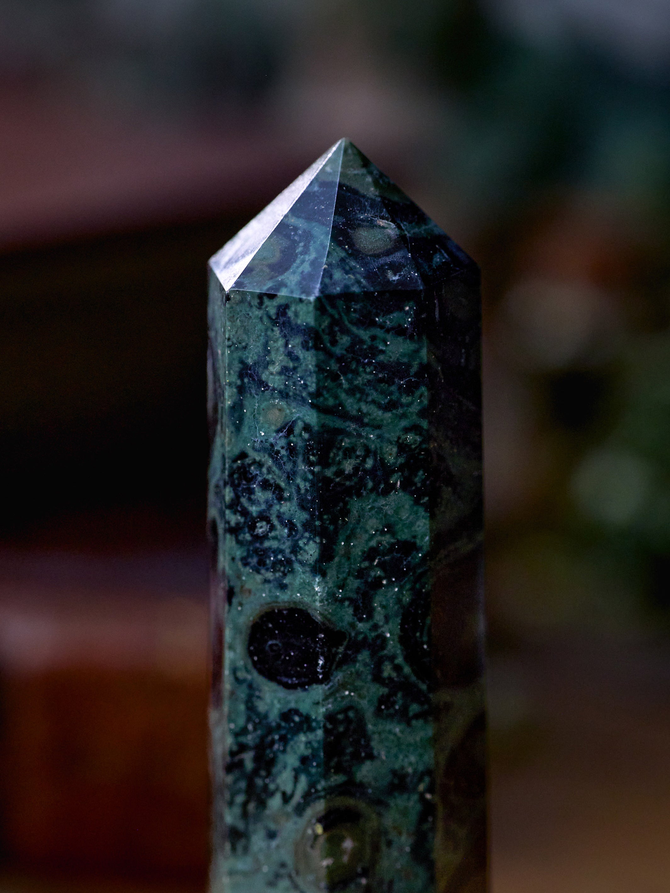 Semi-precious Gemstone - Kambaba Jasper Tower