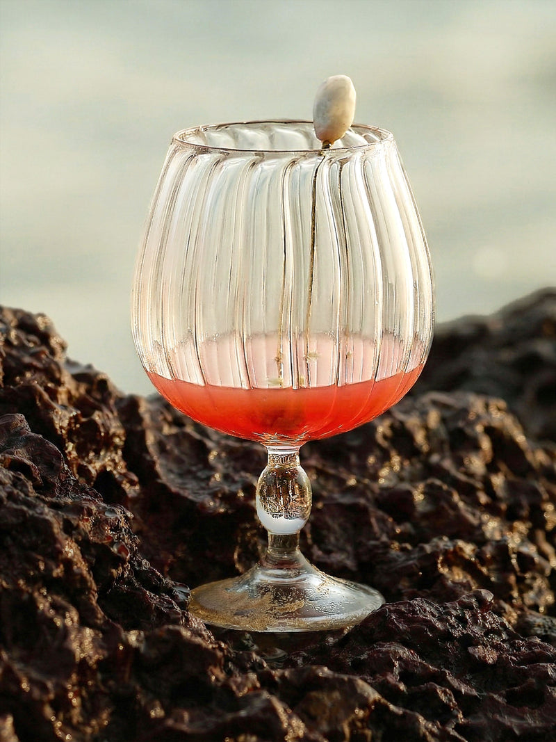 Royal Chalice Fluted Goblet Glass | 600 ml
