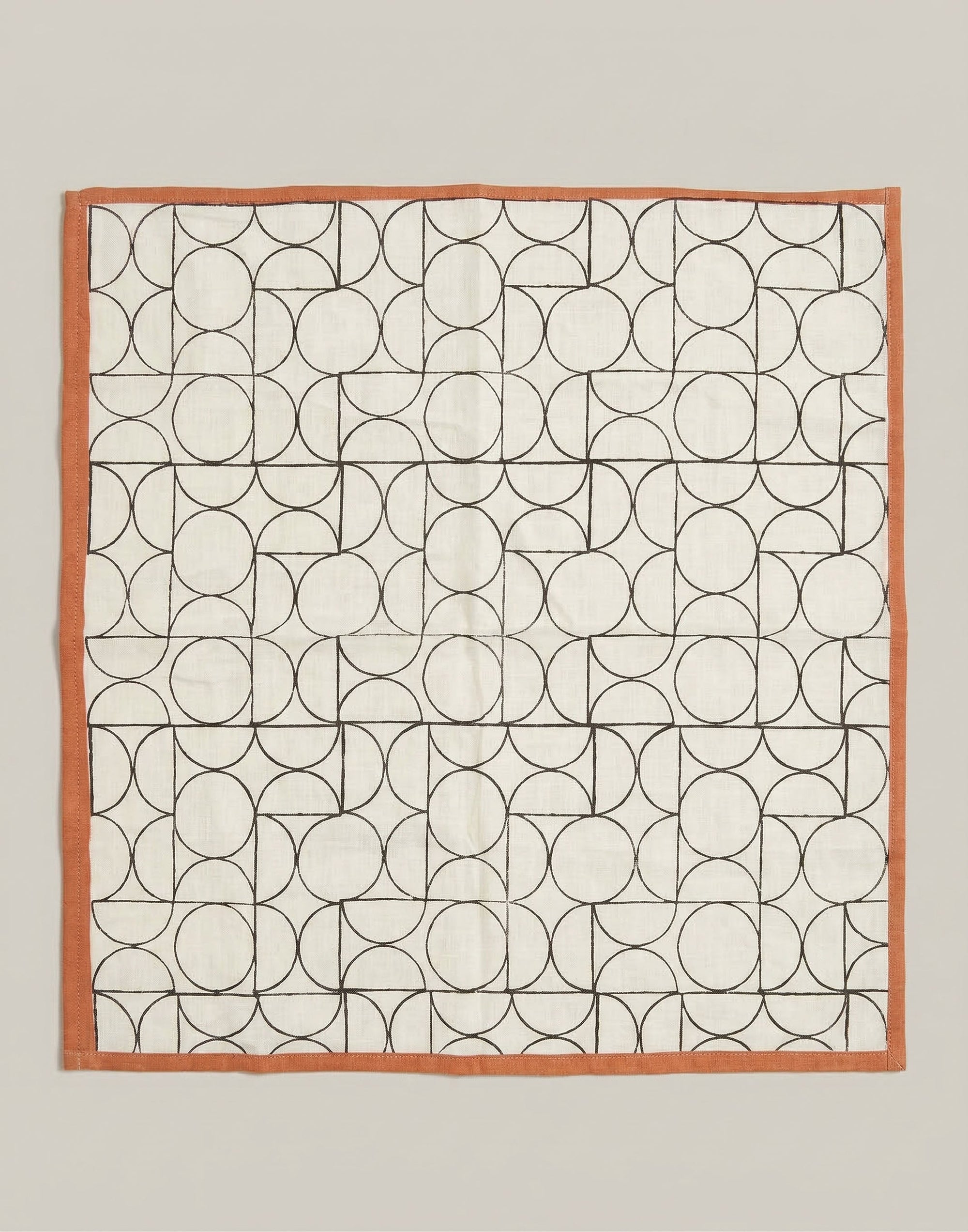 Cotton Square Scarf - Art Deco