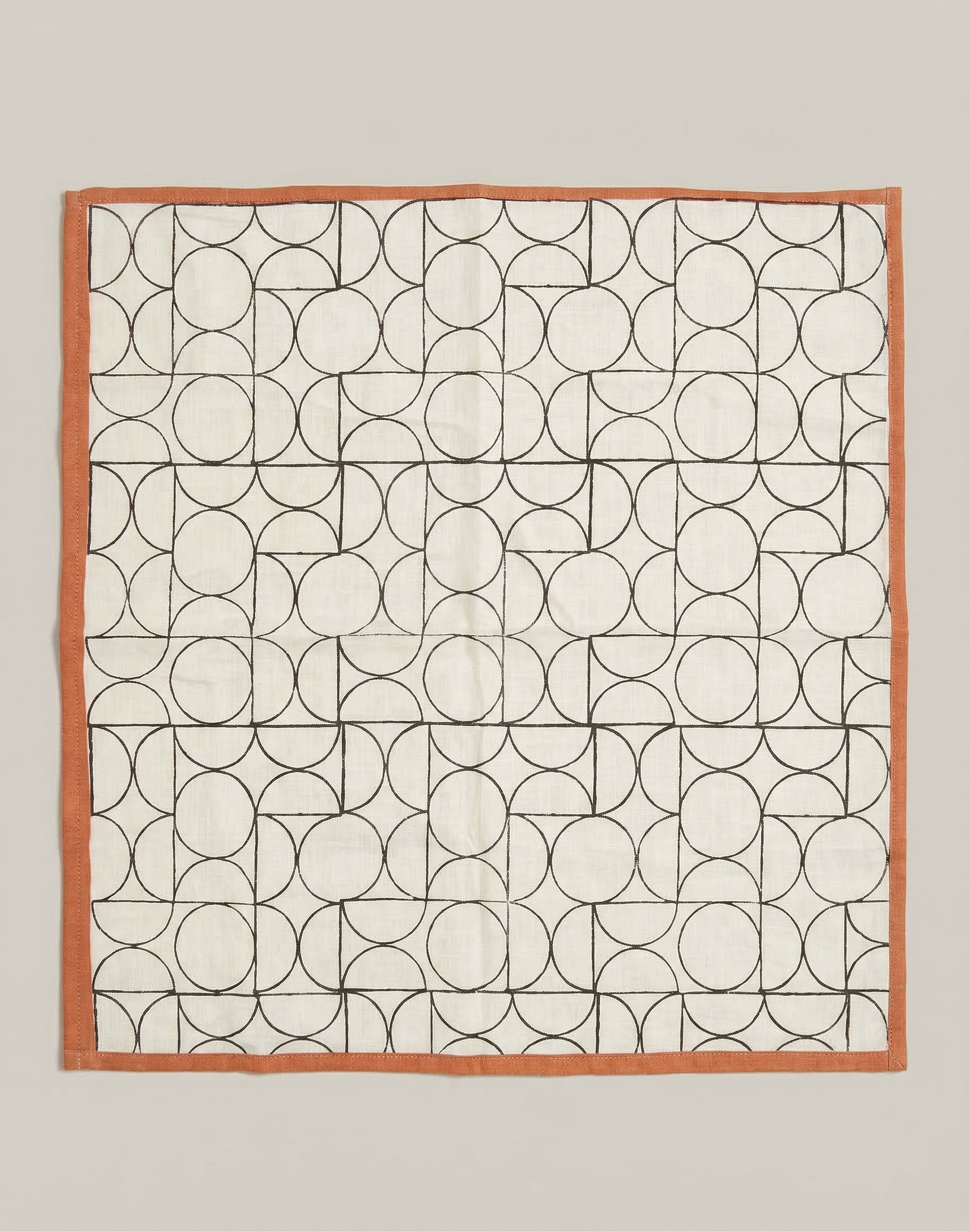 Cotton Square Scarf - Art Deco