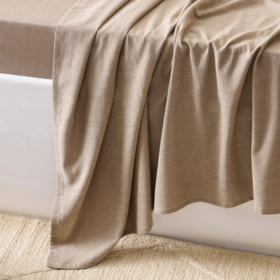 Roasted Walnut | Cotton Bamboo | Chambray | Bedsheet