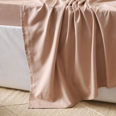 Soft Apricot | Cotton Bamboo | Chambray | Bedsheet
