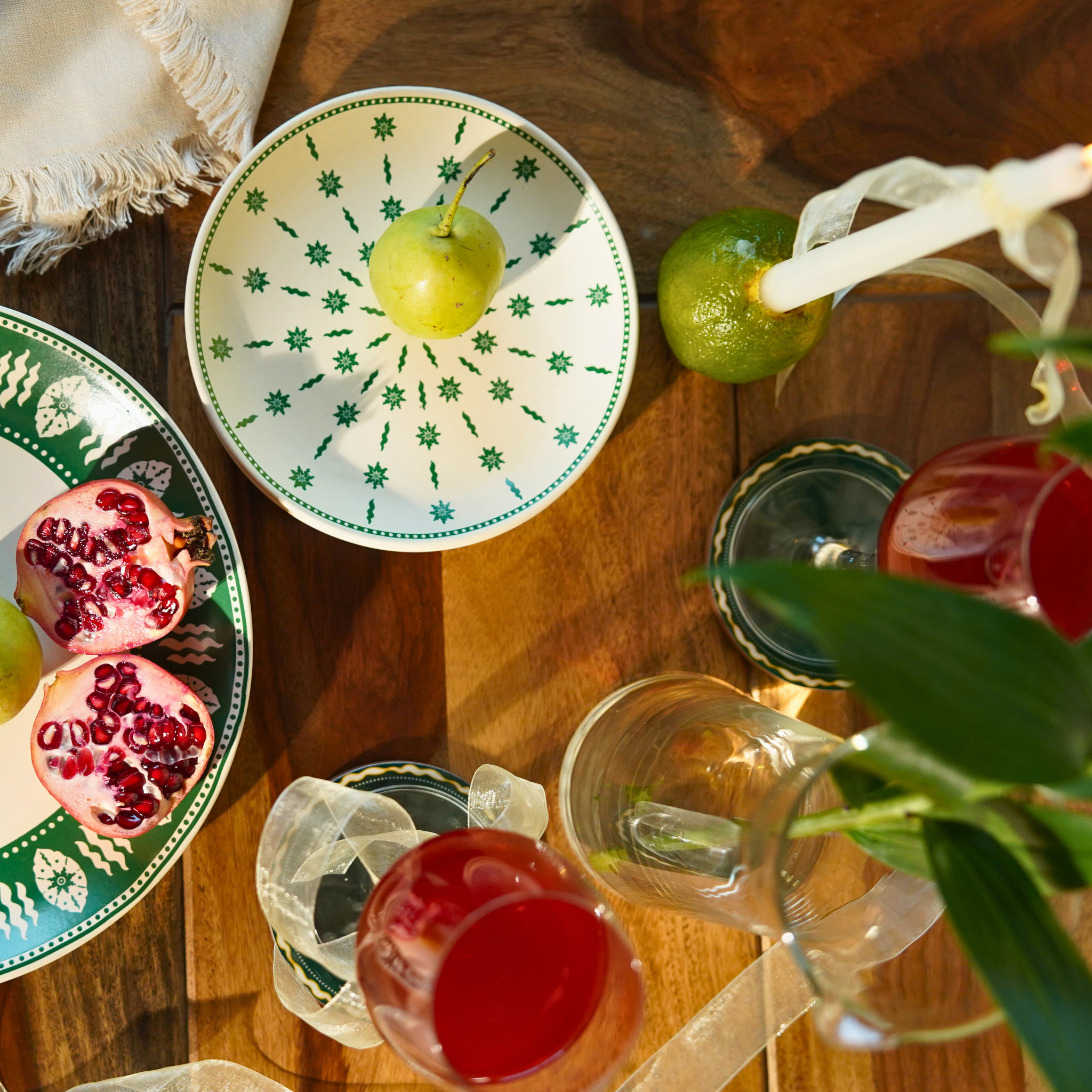 Tarangan Mug & Snack Plate  Duo Gift Set