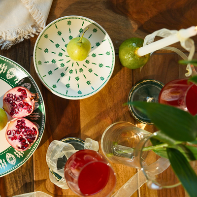 Tarangan Mug & Snack Plate  Duo Gift Set