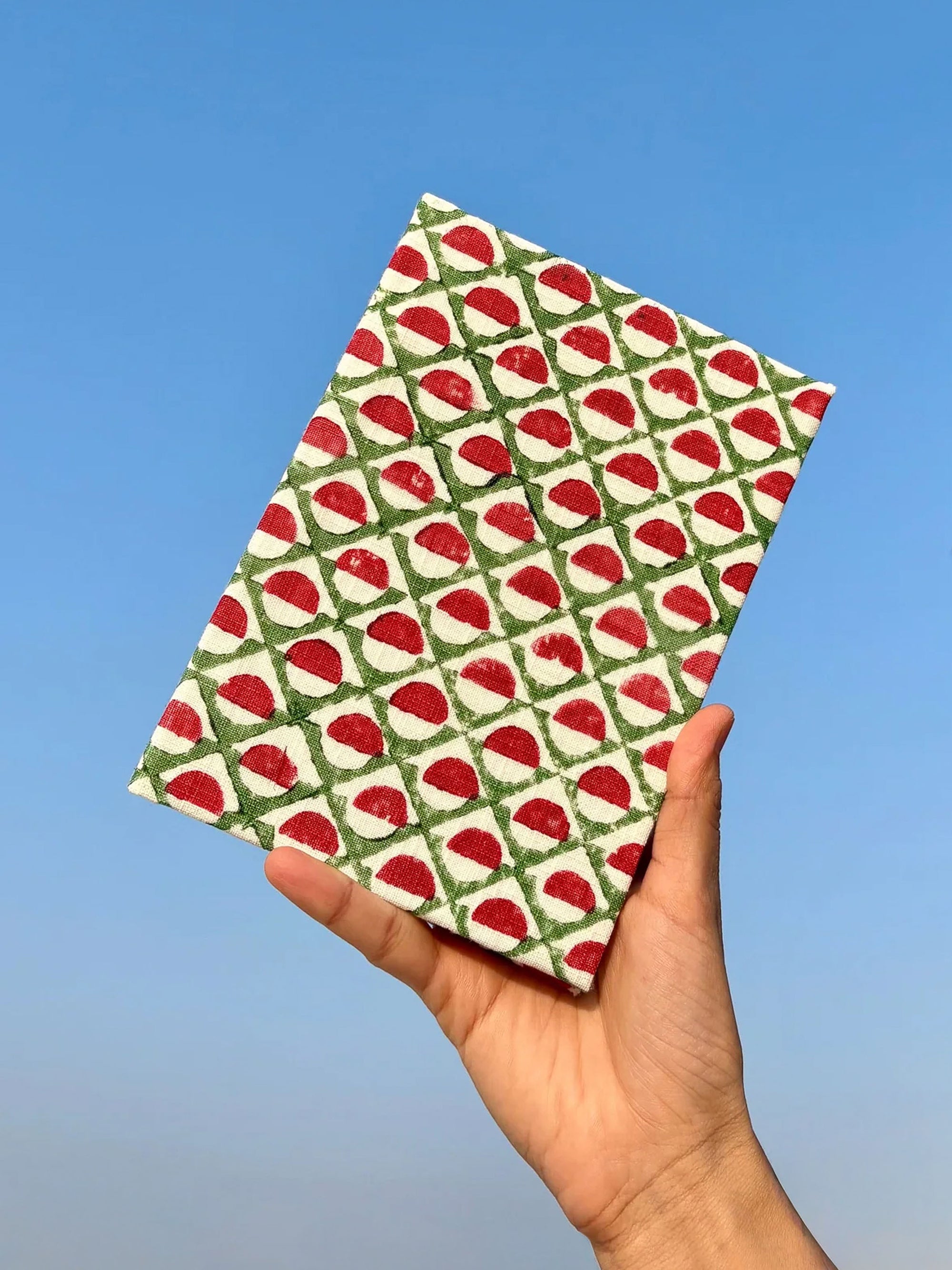 Handcrafted Sustainable A5 Diary Journal Notebook l Handmade Paper l Mosaic