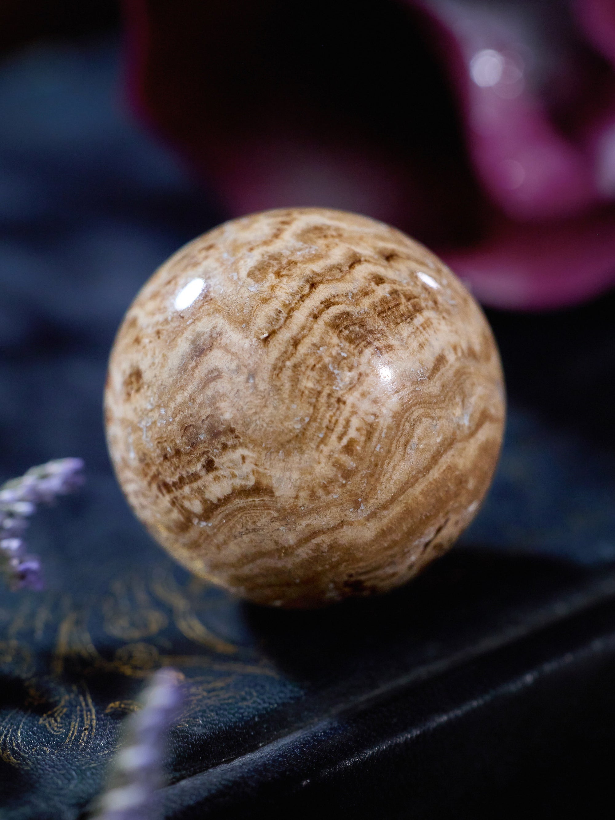 Semi-precious Gemstone - Aragonite Sphere