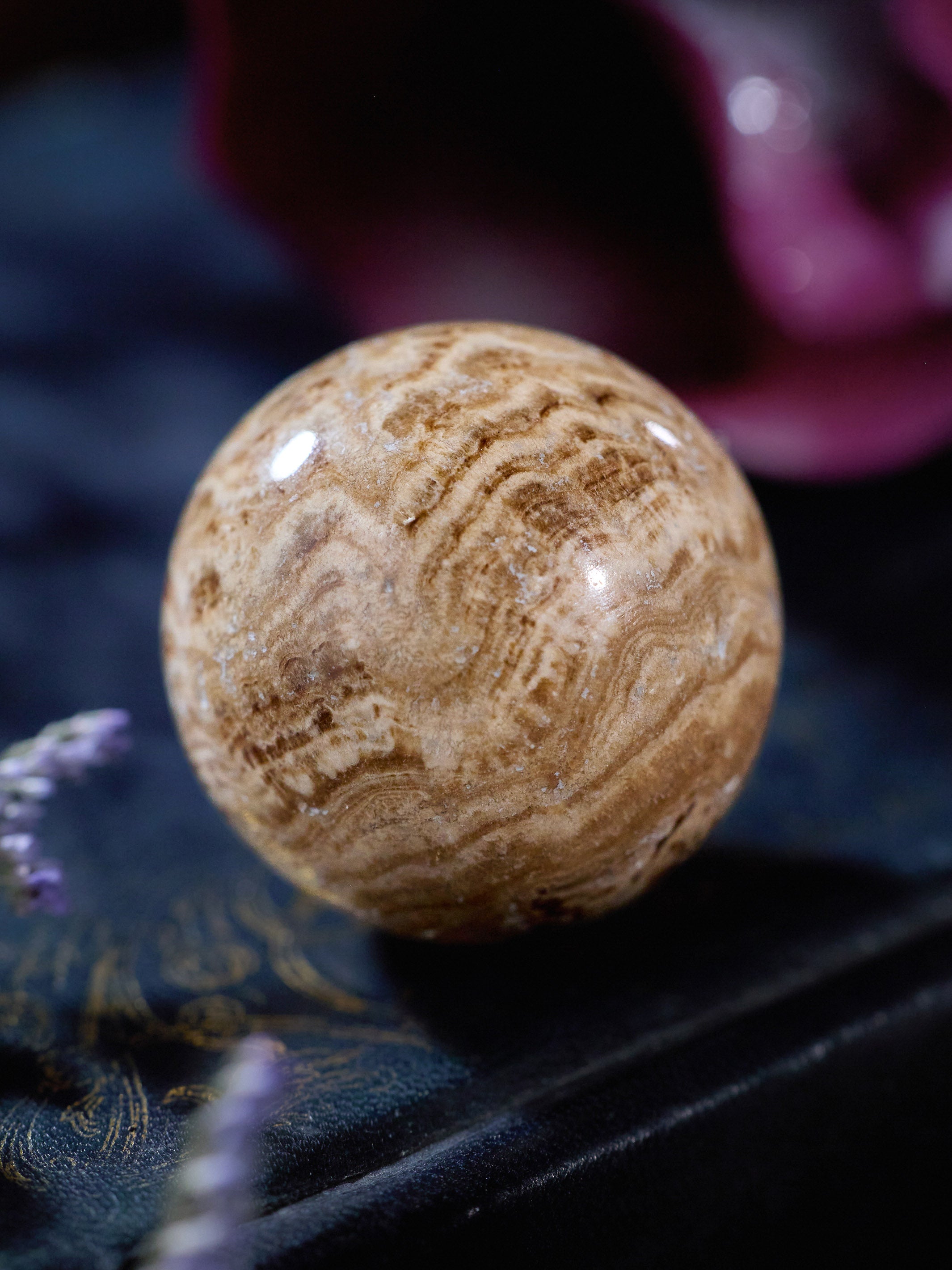 Semi-precious Gemstone - Aragonite Sphere